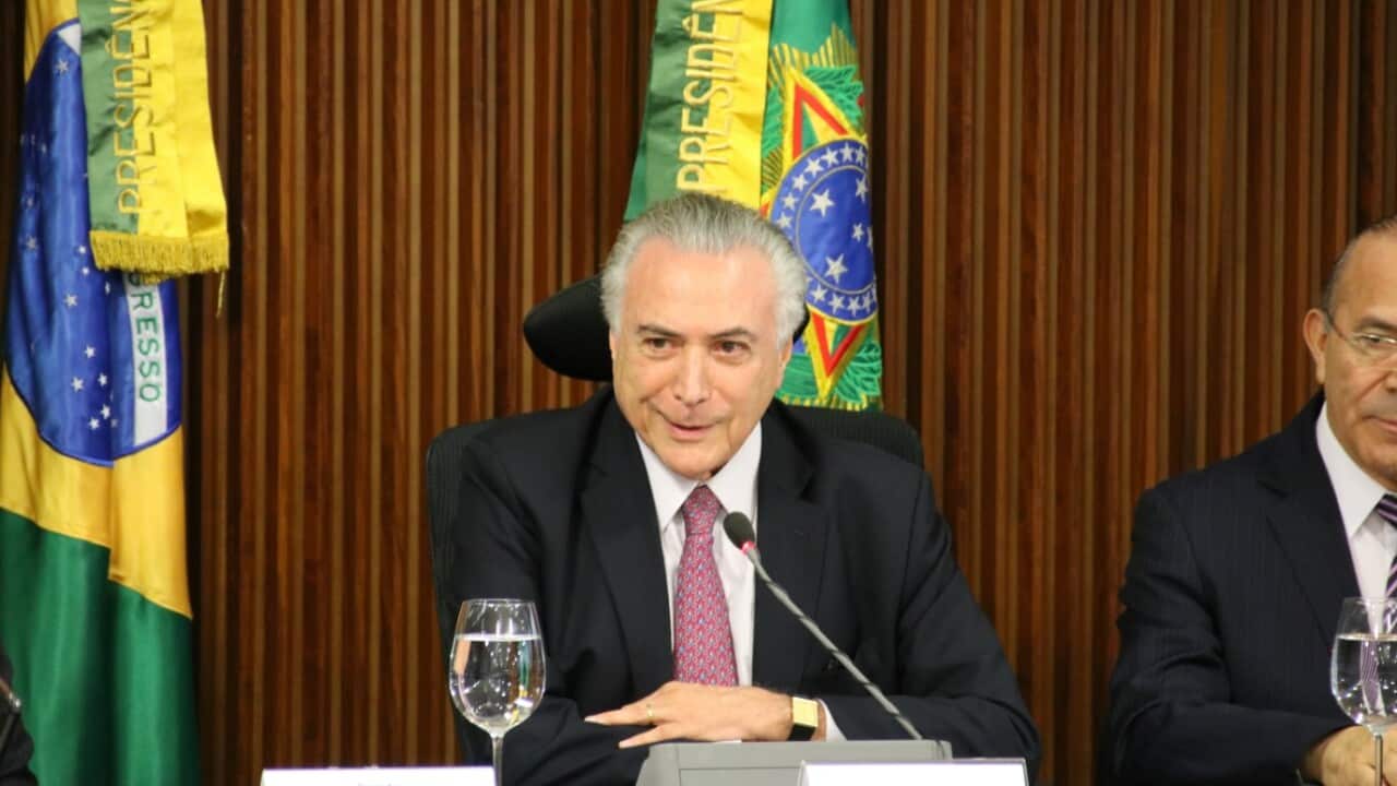 File image of Brazil's interim President Michel Temer