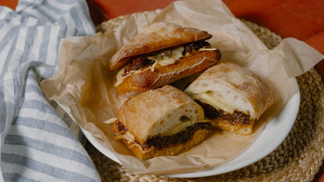 Korean beef cheek sandwiches