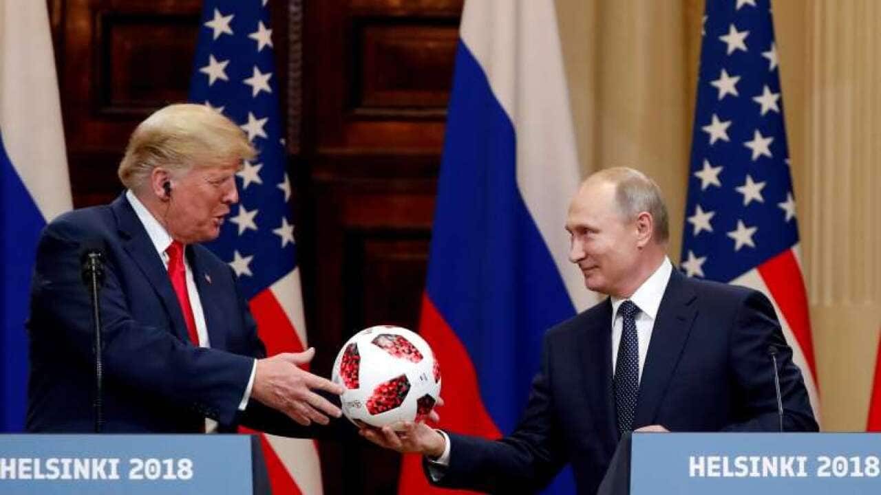 President Trump with Russian President Vladimir Putin on July 16 in Helsinki