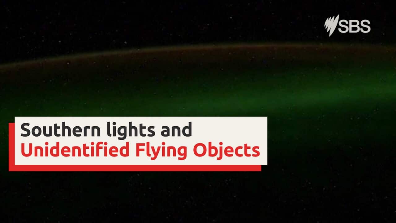 Russian cosmonaut films southern lights, says he spots unidentified objects