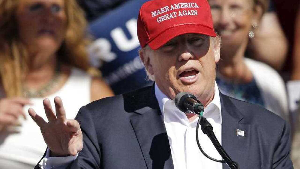 Republican Presidential frontrunner Donald Trump