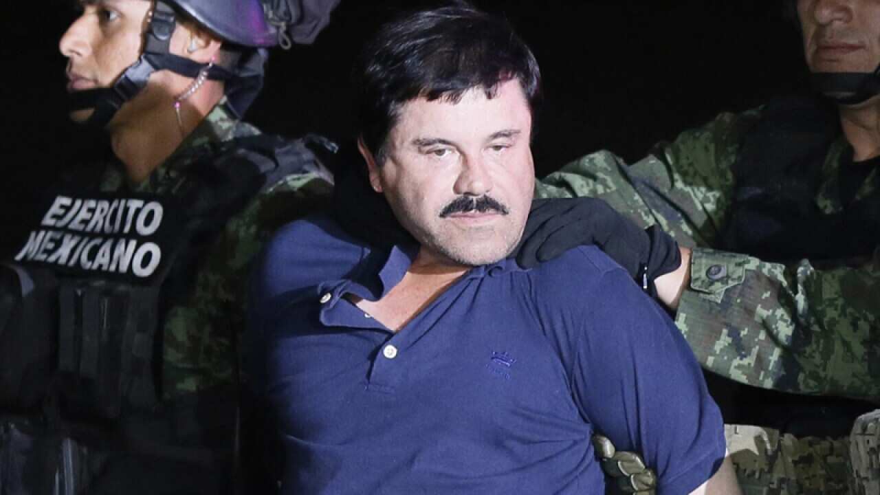 Alleged fugitive Mexican drug lord Joaquin 'El Chapo' Guzman