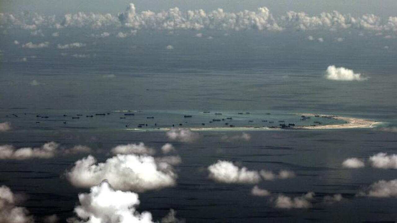 Alleged artificial islands built by China in the South China Sea
