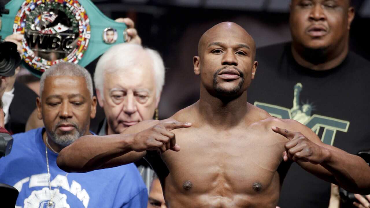 Boxer Floyd Mayweather