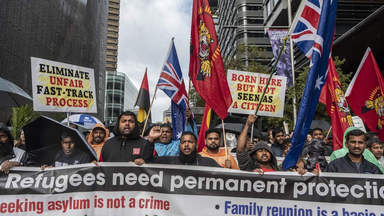 REFUGEES PALM SUNDAY RALLY