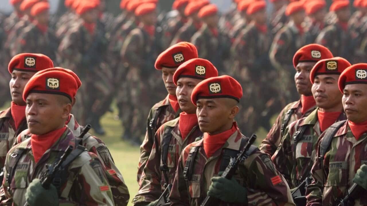 Members Indonesian Army's Special Forces