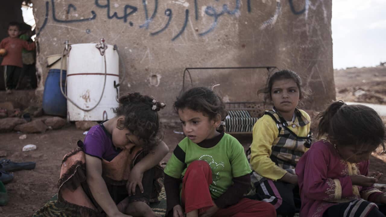 Syrian internally displaced children