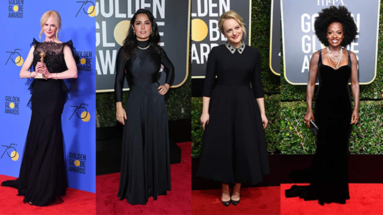 The dresses worn by actors at the Golden Globes will be auctioned, with proceeds going towards a legal defense fund for sexual assault/harassment survivors.