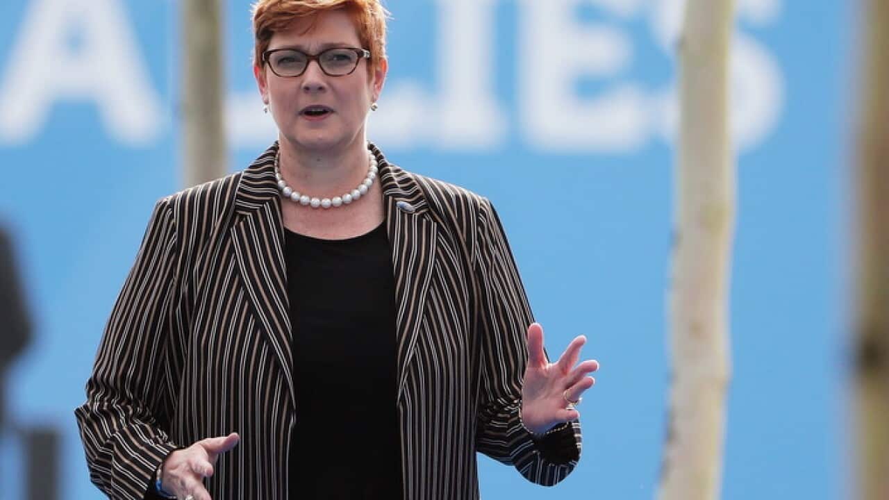 Australian defence minister Marise Payne