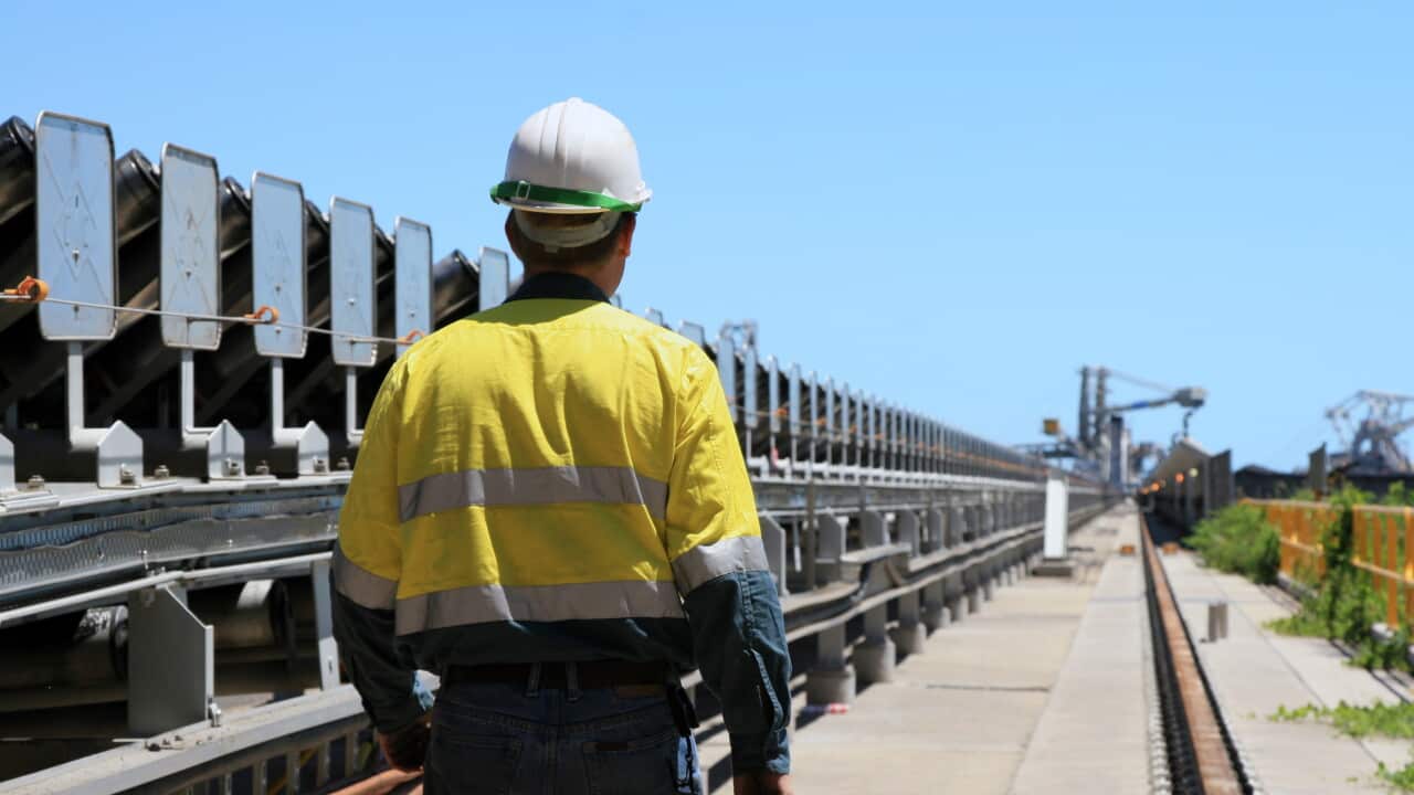 Coal Terminal Workman