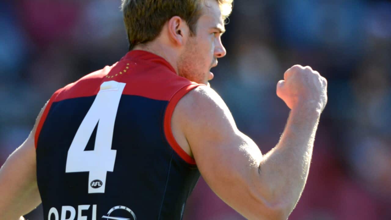 Melbourne AFL player Jack Watts