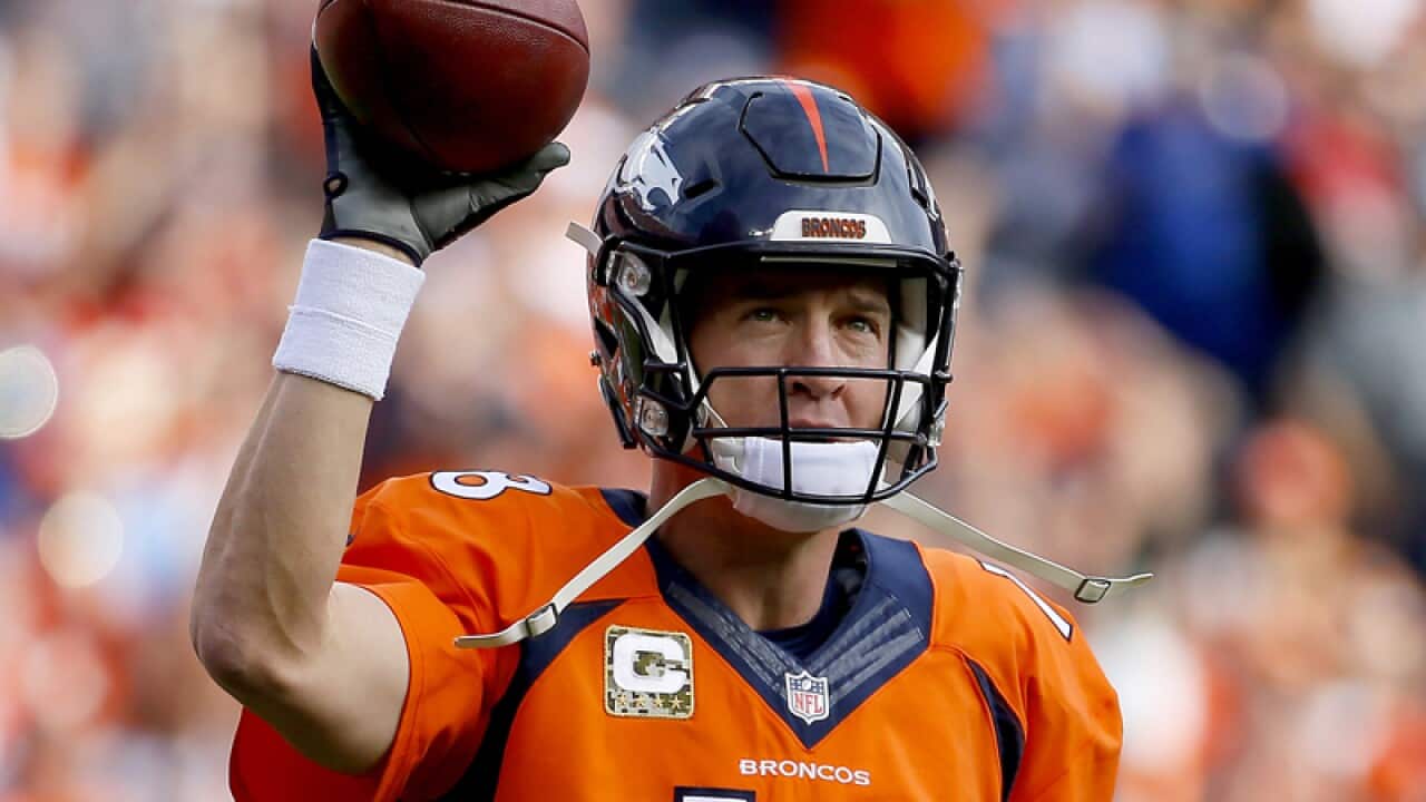 Denver Broncos quarterback Peyton Manning