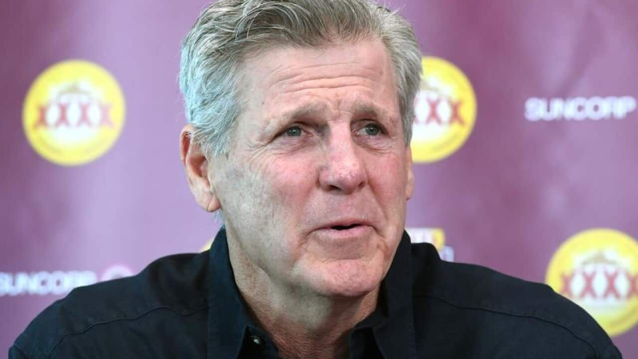 Queensland Maroons chief selector Gene Miles during media event.