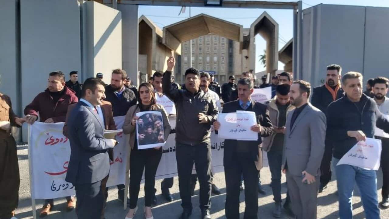 Corruption demonstration in Erbil