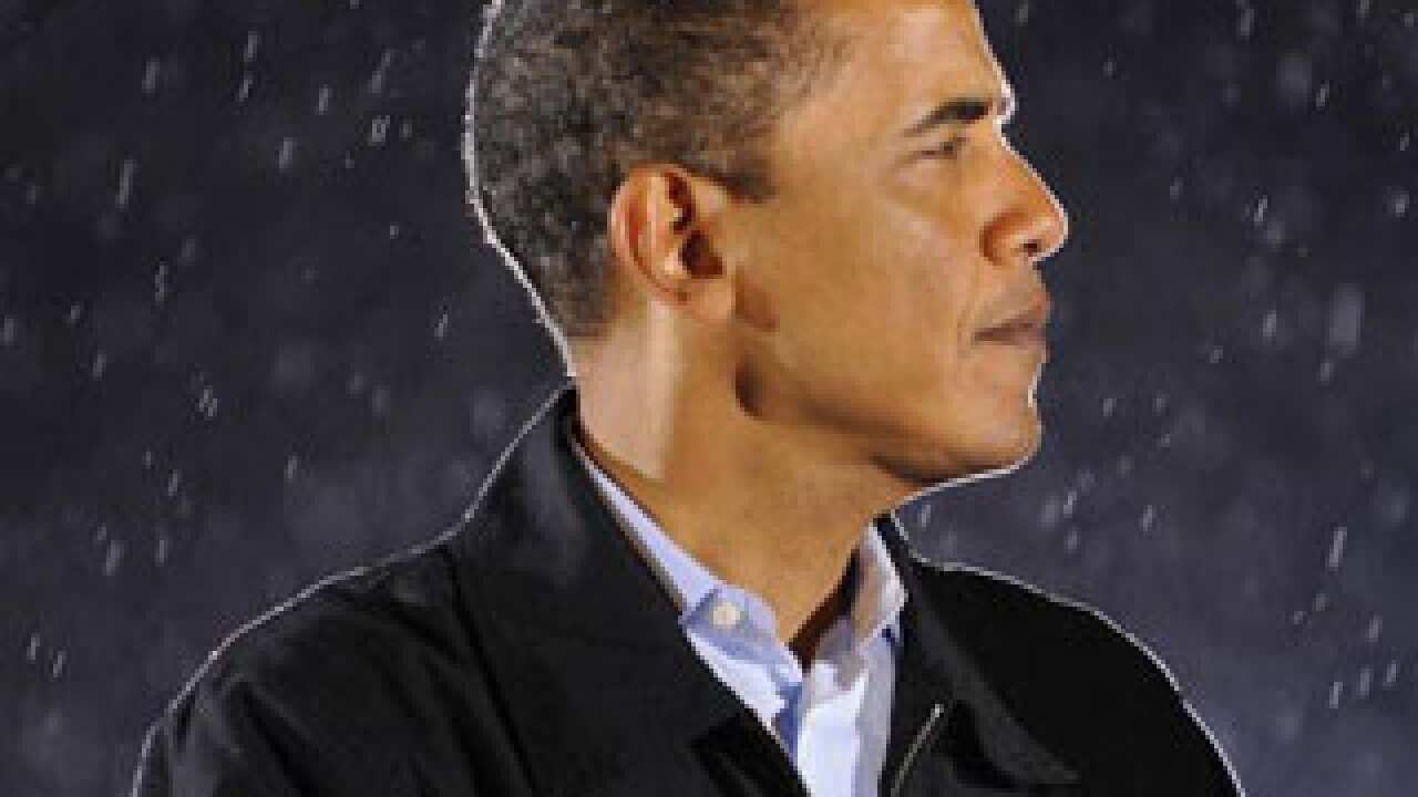 Obama rain
