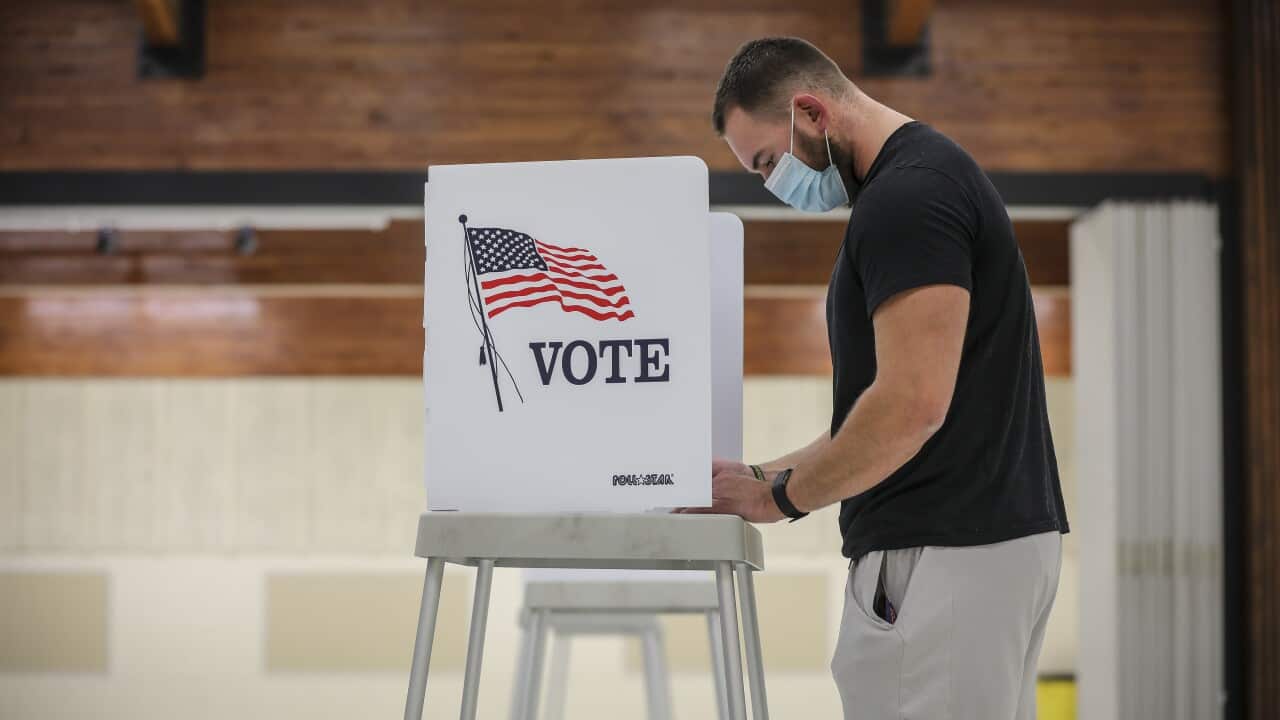 Across The U.S. Voters Flock To The Polls On Election Day