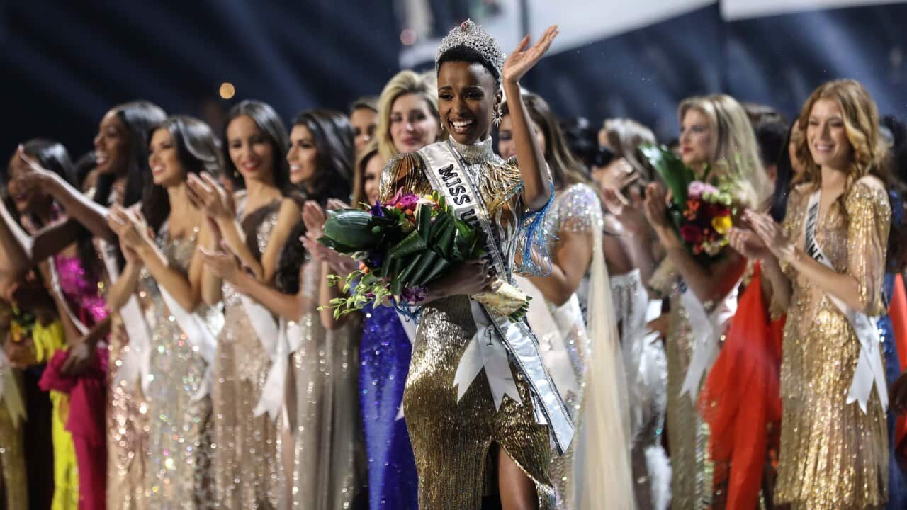 Miss South Africa Zozibini Tunzi is crowned Miss Universe 2019.