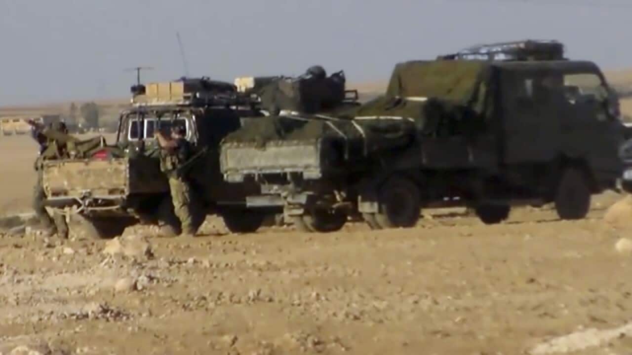 US-backed Syrian forces stationed north of Raqqa