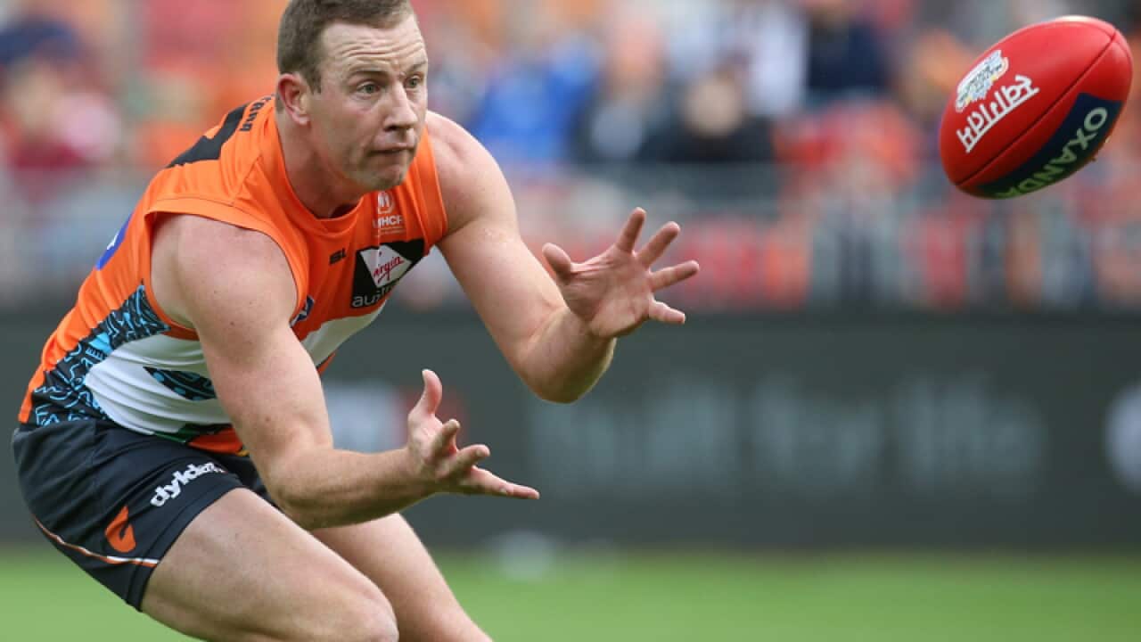 GWS Giants forward Steve Johnson