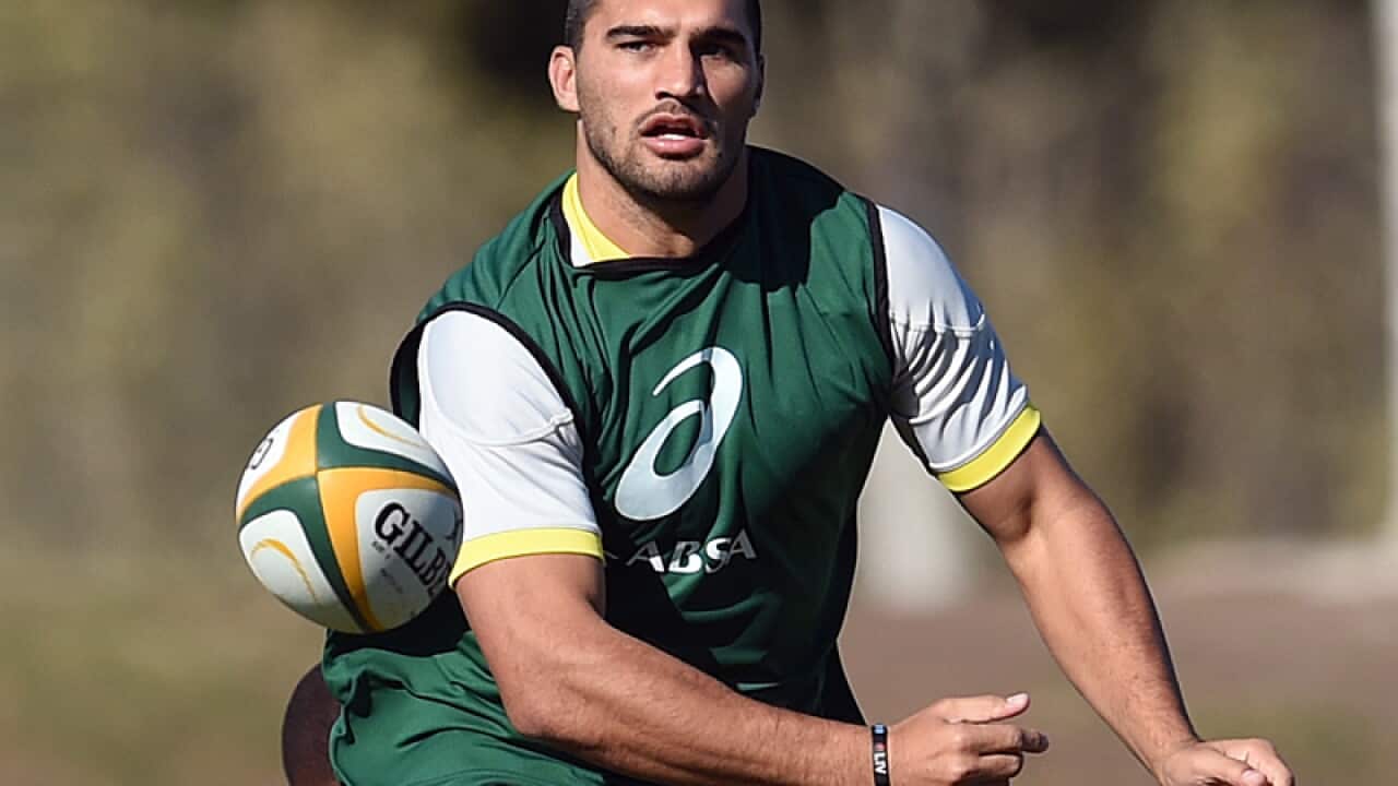 Springboks player Damian de Allende
