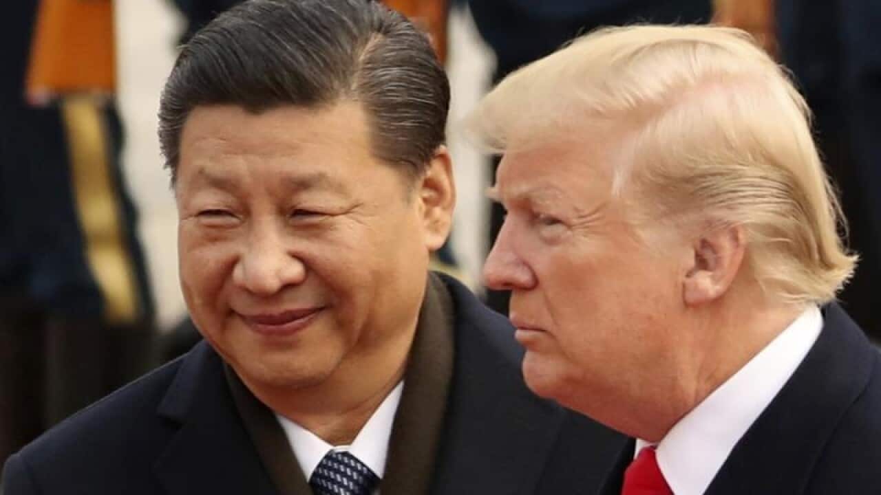Chinese President Xi Jinping and US President Donald Trump