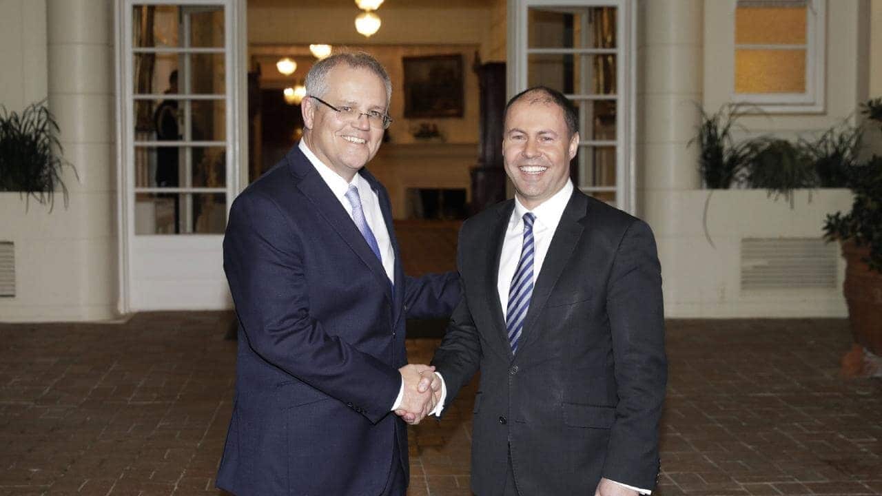 Prime Minister Scott Morrison & Treasurer Josh Frydenberg (AAP)