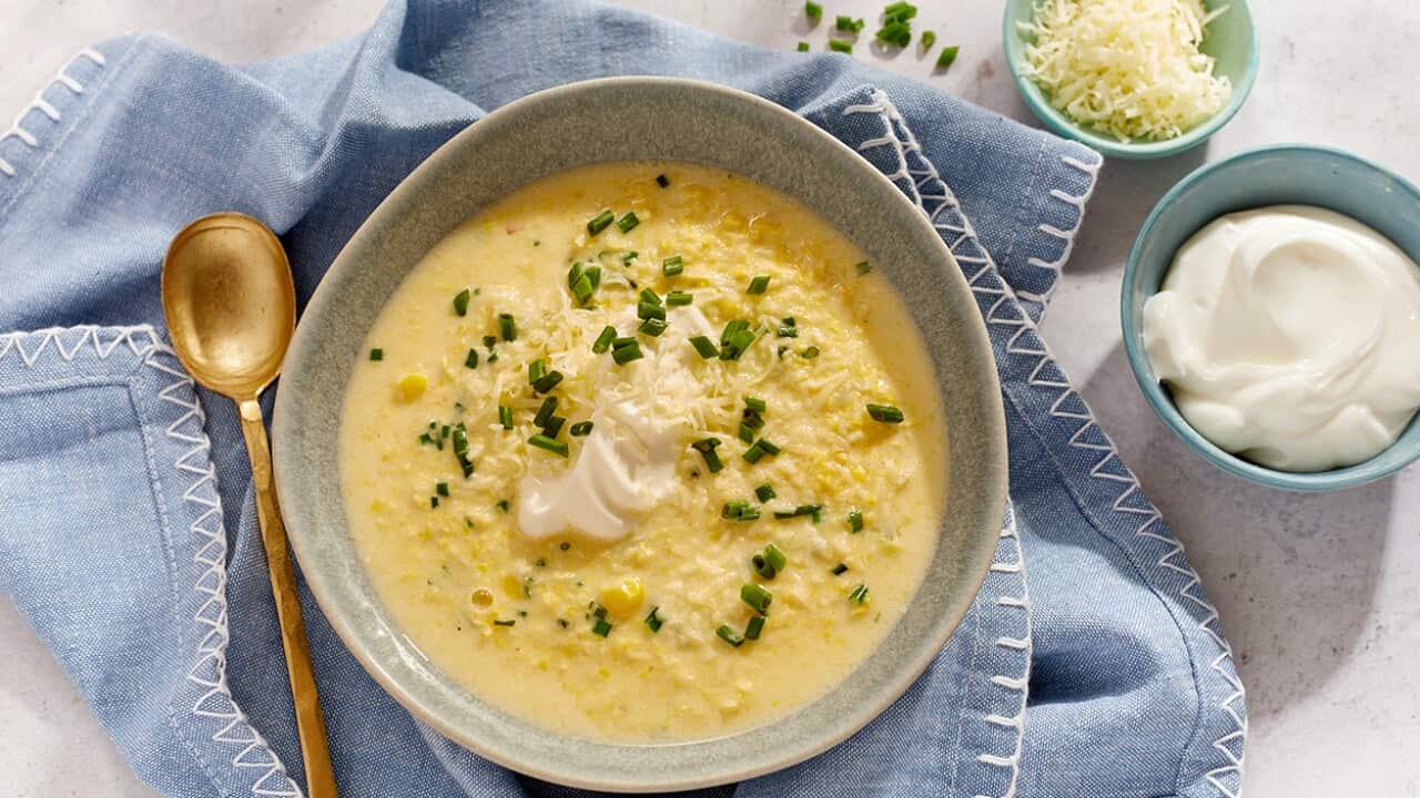 Parmesan corn chowder