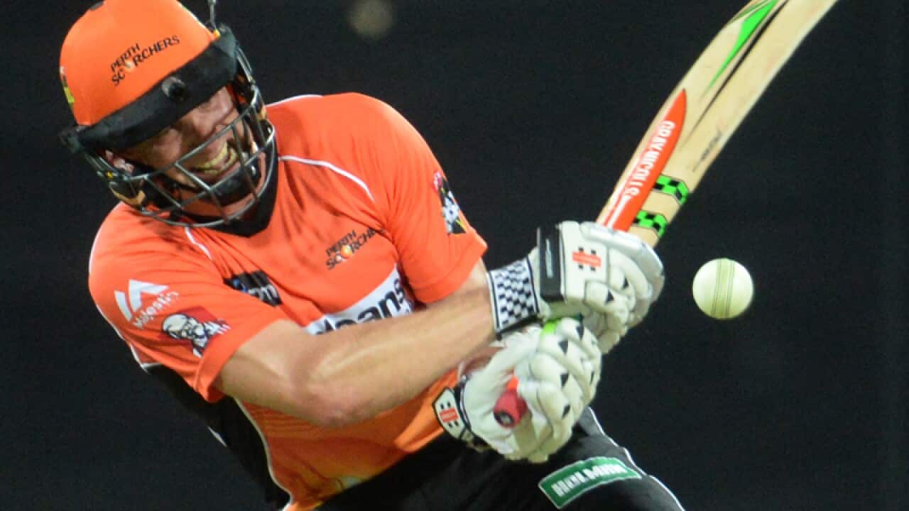 Michael Klinger during the Big Bash League