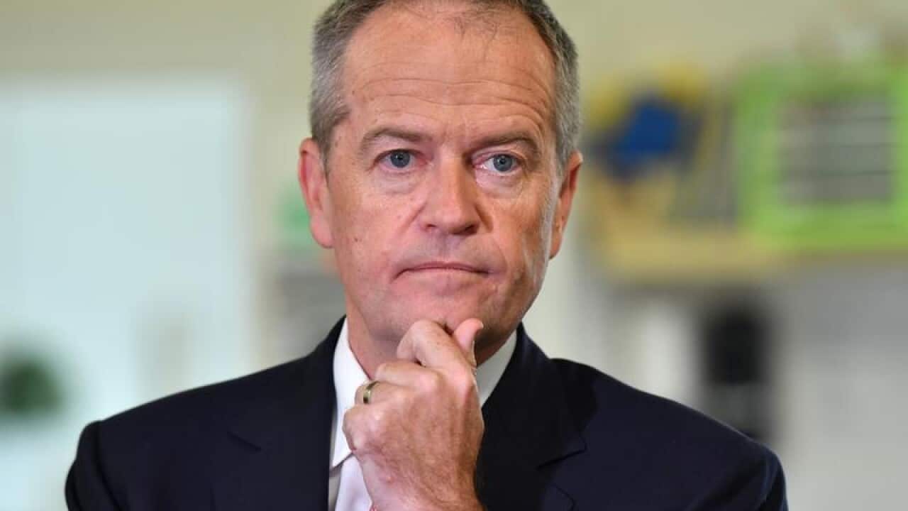 Bill Shorten on the campaign trail.