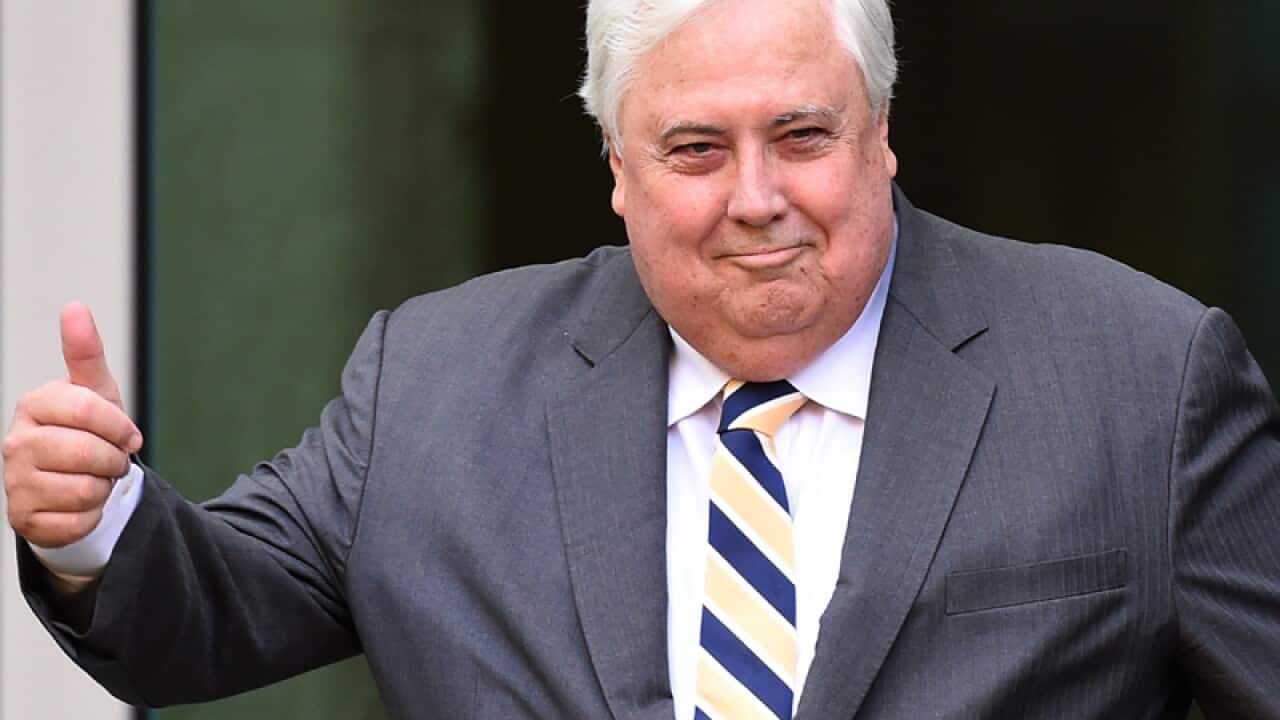 Palmer United Party leader Clive Palmer