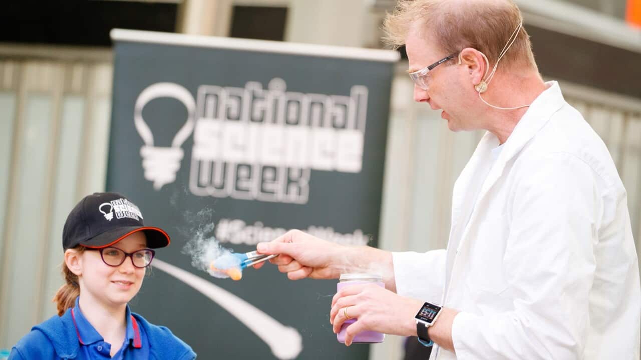 Australia: National Science Week launch in Brisbane's Queen Street Mall