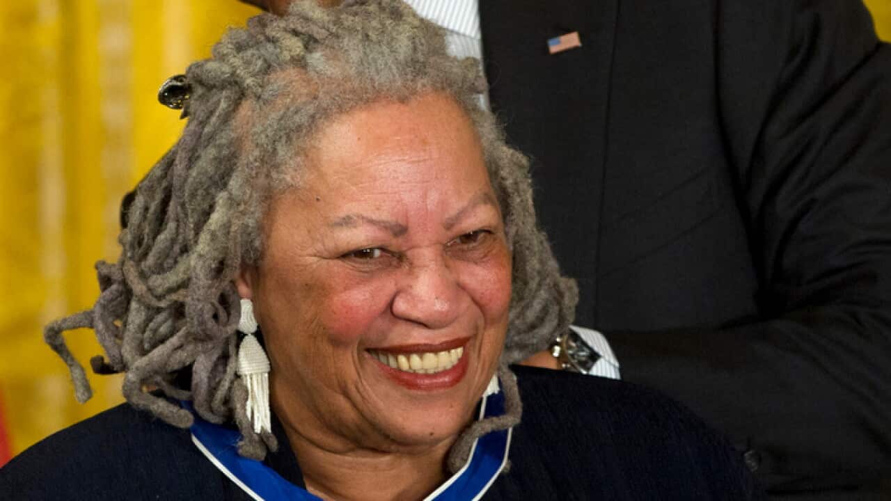 Toni Morrison was presented with her Medal of Freedom award by former US president Barack Obama in 2012.