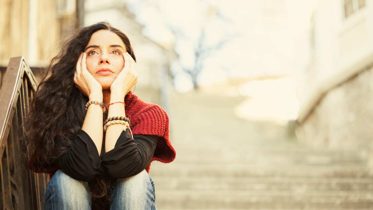 Sad young woman