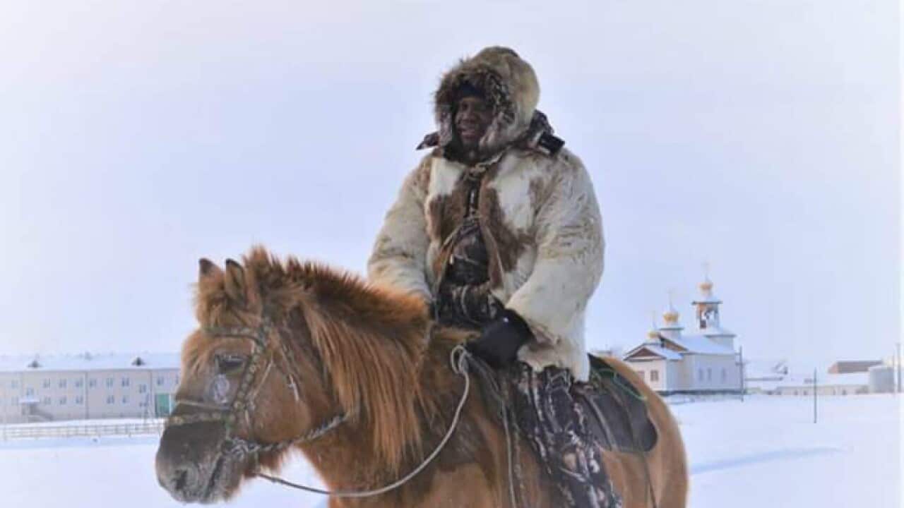 Mark Oladipo Babatunde lives in Yakutsk, Russia