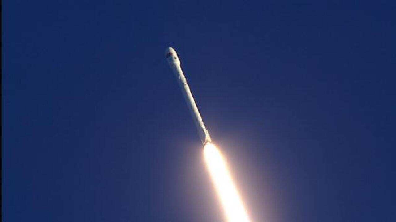 SpaceX rocket blasts off to put weather satellite into deep space. (NOAA Satellites/NASA)