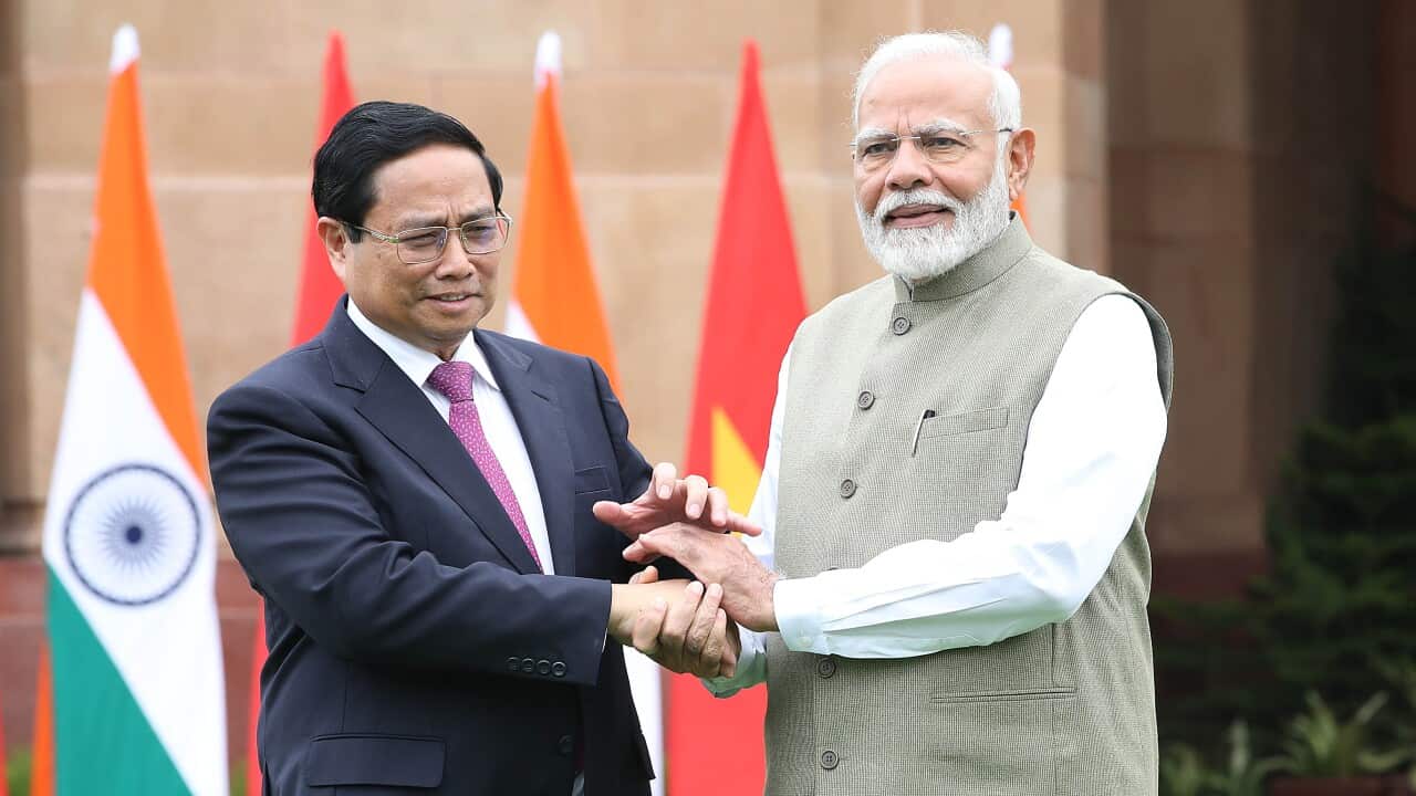 Vietnam's Prime Minister Pham Minh Chinh visits India