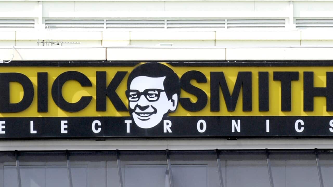 Dick Smith Electronics logo in Canberra