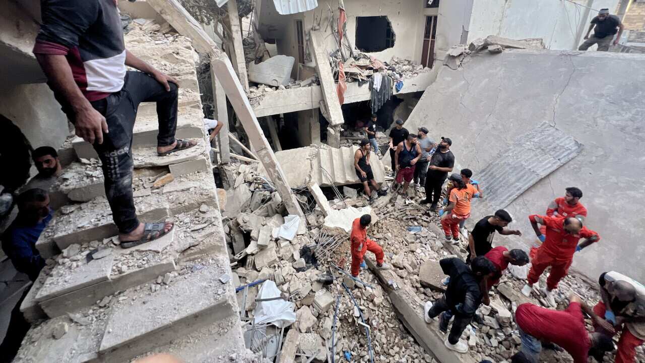 Search operations following Israeli raid on Palestinian camp in Sidon, Lebanon
