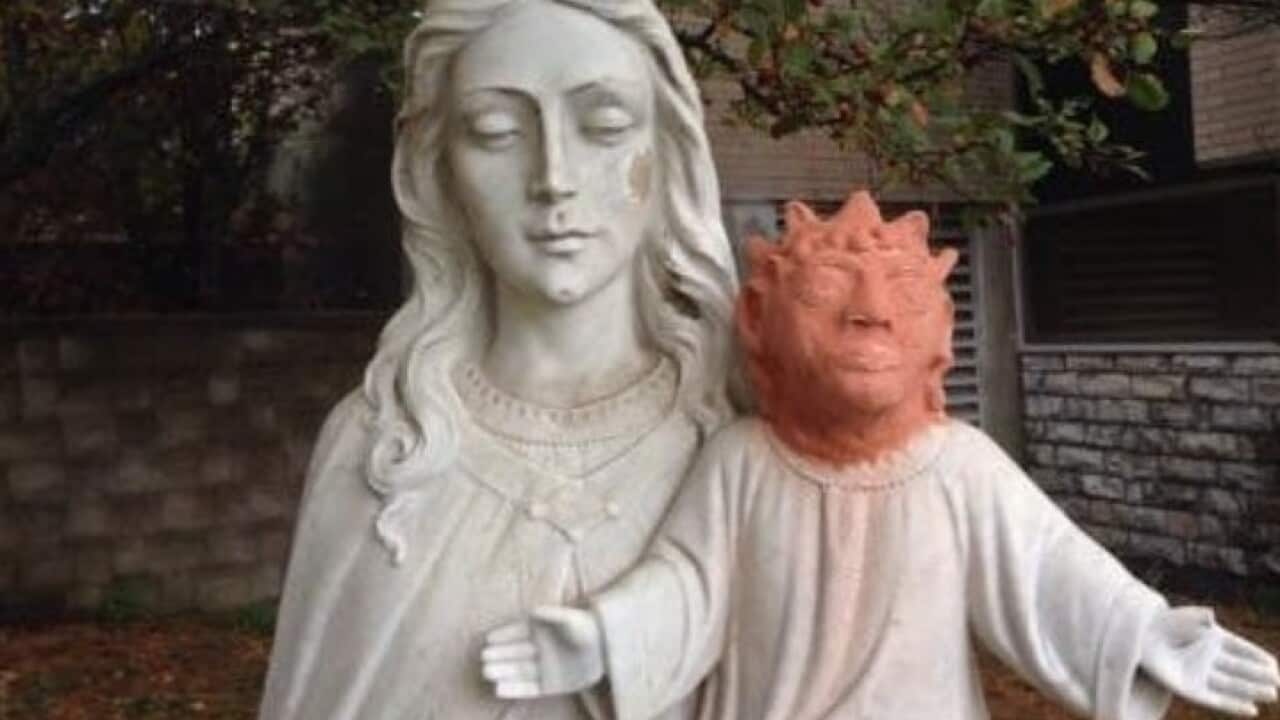 The statue restoration