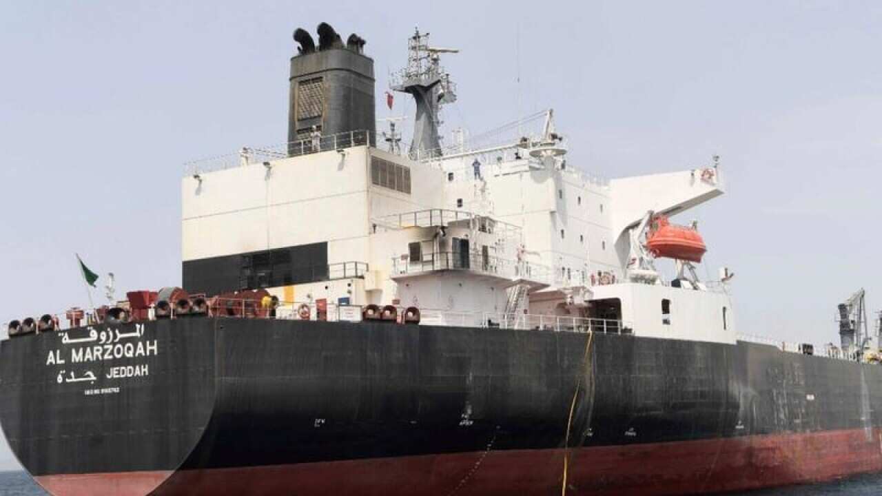 One of the targeted Saudi oil tankers