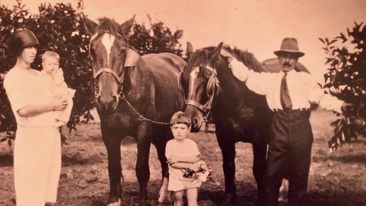 La famiglia Bagatella negli anni '30
