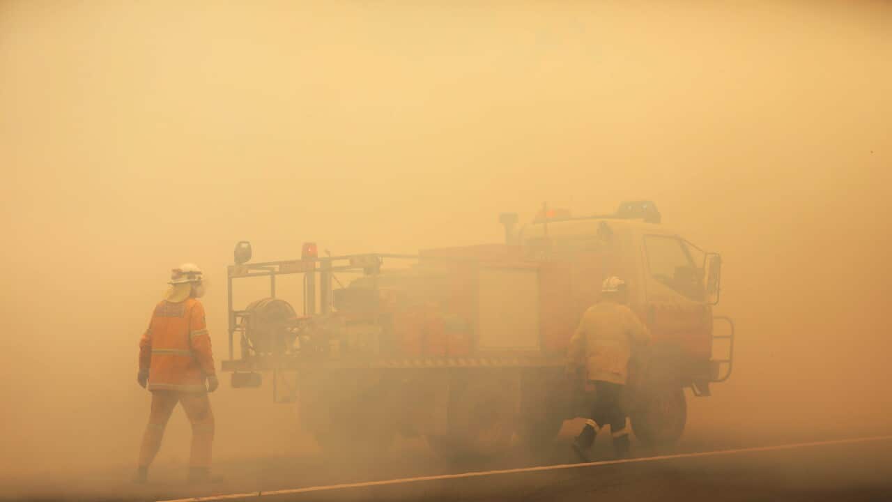 NSW RFS crews fighting bushfires