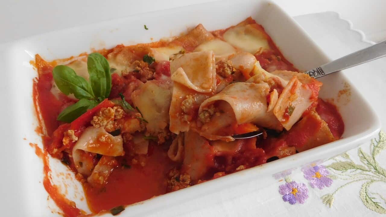 Mesno zelenjavna omaka