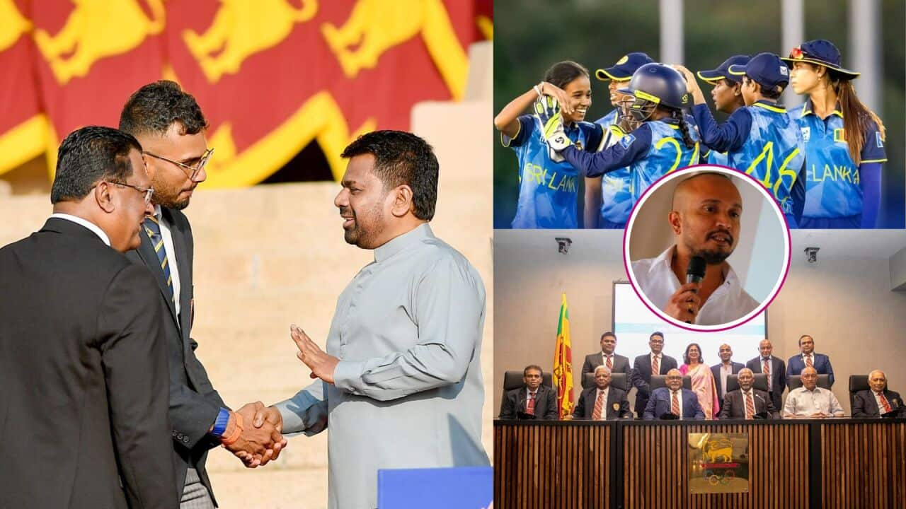SBS Sinhala Rangana Senevirathna Sri Lanka Cricket President Media Olympic.jpg