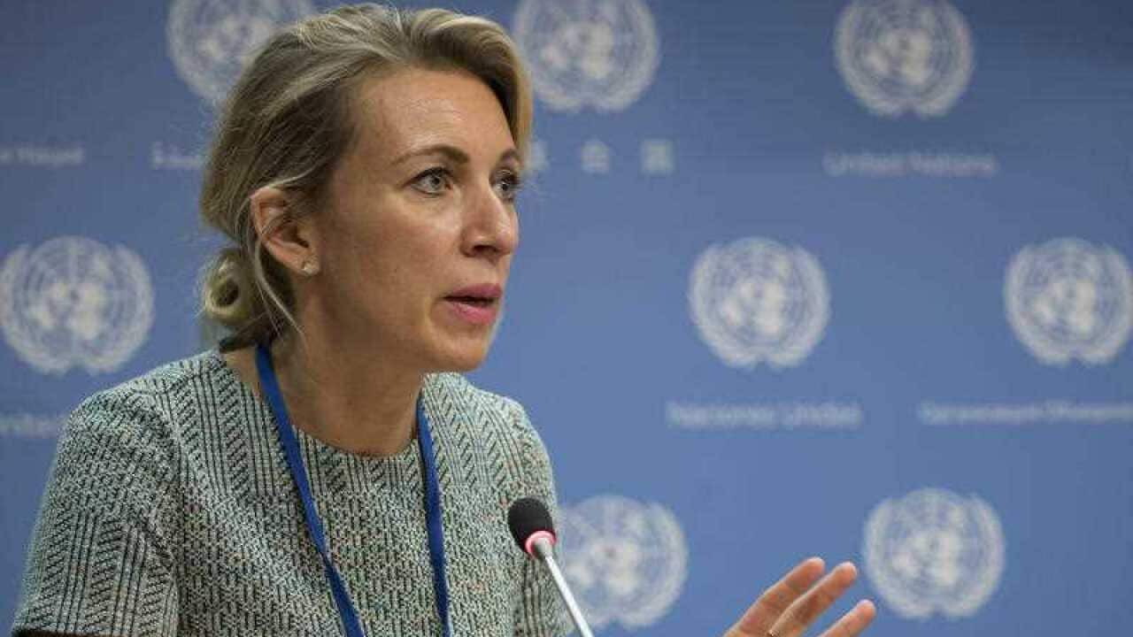 Russian Foreign Ministry spokesperson Maria Zakharova.