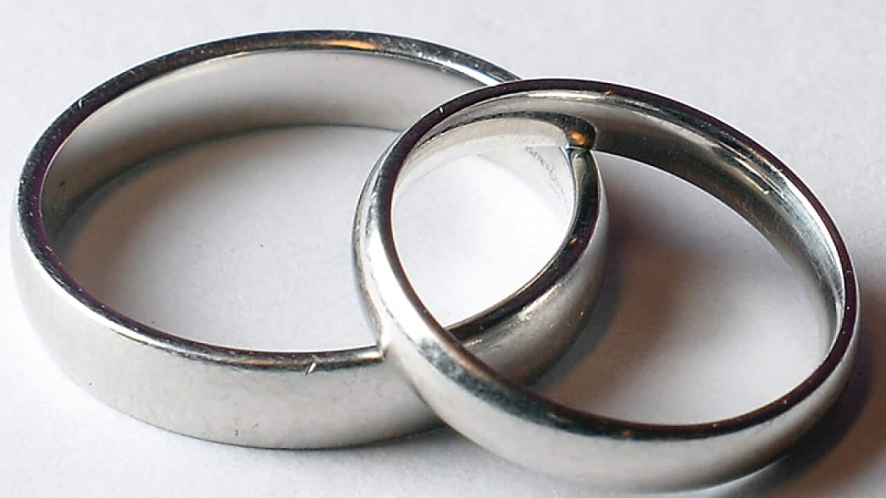 A pair of Wedding rings