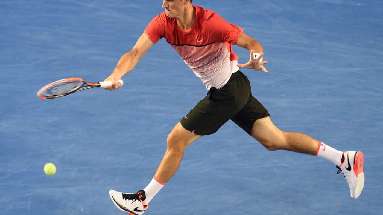 Bernard Tomic of Australia.