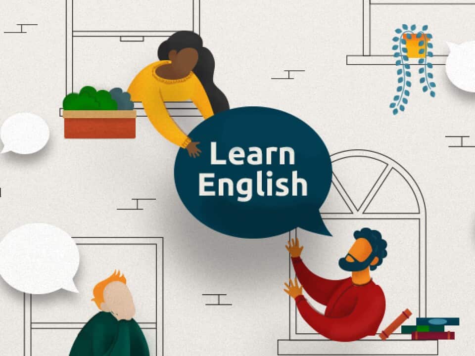 SBS Learn English brand graphic