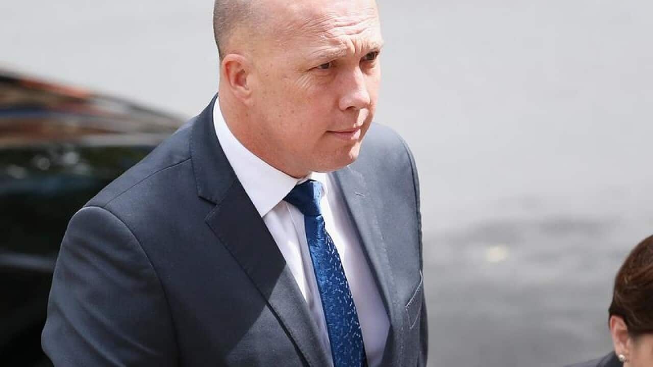 Federal Home Affairs minister Peter Dutton