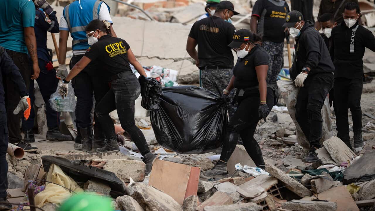 Search for missing persons in La Guaira after two earthquakes struck Venezuela